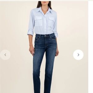 Kut from the Cloth Reese High Rise Ankle Straight Leg